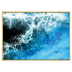 Boluo 菠蘿選畫所 磅礴 激越 APAP3453D 掛畫 40 x 30cm 畫框, 木色