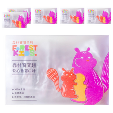 森林麵食 森林寶寶麵 紫心蕃薯口味, 100%食材 無鹽低鈉 無色素 無防腐劑 適合年齡: 7個月以上, 320g, 6盒