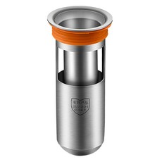 不鏽鋼防蟲防臭地漏芯 大 長款, 1個, 橘色/銀色