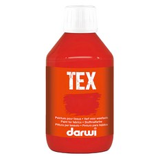 darwi 達威 TEX織品顏料 適用於各種布面繪畫 單罐 比利時產, 250ml, 1色