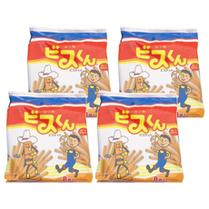 MITSUYA 三矢 經典牛奶棒棒餅，一點點鹹加一點點甜，添加奶粉的酥脆餅乾，內有分裝小包, 144g, 4袋