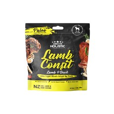 ABSOLUTE HOLISTIC 全齡犬 鮮食肉片, 放牧羊 + 放養鴨 + 綠貽貝 + 牛磺酸, 100g, 1包