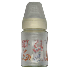 evorie 愛得利 高硼矽玻璃寬口徑奶瓶 150mL, AA-501, 1個