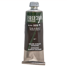 MaIMeRI 美利 BRERA 超細緻壓克力顏料 M0806325 S1 #325 霍克綠 HOOKER'S GREEN, 60ml, 1色
