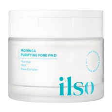 ilso 辣木緊緻毛孔棉片, 含PHA和LHA成分, 管理角質, 光滑細緻, 淨化毛孔, 保濕, 清爽潤澤, 潔淨舒適, 1件, 60片