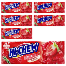 MORINAGA 森永 HI-CHEW 嗨啾 軟糖 草莓口味, 32g, 6條