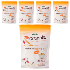 統一生機 脆穀優果麥片經典優果, 240g, 5包