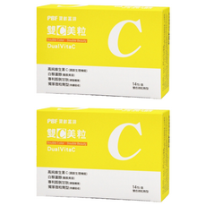 PBF 寶齡富錦 雙C美粒, 每份含600毫克維生素C, 3g/包, 14包/盒, 2盒