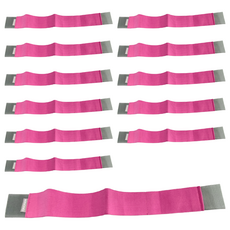 minono 米諾諾 後車廂魔鬼氈固定帶 40 x 5.1 x 0.3cm 顏色隨機 粉色/藍色 12入, 1組