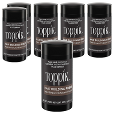TOppiK 增髮纖維, 淺棕 MED BROWN, 6件
