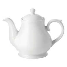 Utopia Titan典雅瓷製茶壺, 450ml, 1個, 白色