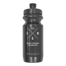 Frontier Classic Bottle 經典運動水壺 PE壺嘴-TPR 台灣製造, 黑色, 625ml, 1個
