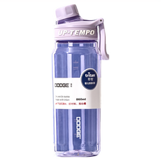 DODGE 道奇 Tritan 運動透明水壺, 透明, 860ml, 1個