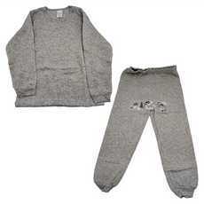 MI MI LEO 兒童款 保暖套裝 + 冷撕燙印浣熊膠膜 3個