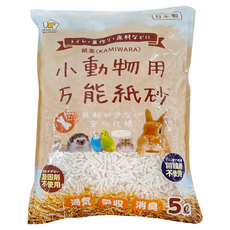 日本 JPA 多用途小動物除臭紙捲砂, 5L, 1包