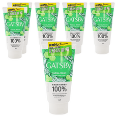 GATSBy 清爽抗痘洗面乳, 130g, 6條