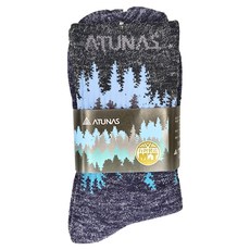 ATUNAS 歐都納 保暖中筒雪襪，迷霧森林, F, 1雙