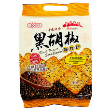惠香 黑胡椒手感烘焙蘇打餅, 252g, 1袋