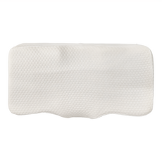 Mimo 米夢家居 加厚12cm側睡護肩仰睡止鼾 工學灌模記憶中高枕 密度60, 1個, 白色