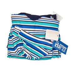 Summer love 夏之戀 大女連身褲二件式泳衣 條紋, 3L, S24707