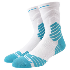 MICHAEL FITNESS 麥克健身 籃球襪 白色 全方位防護 高密度散熱網眼, 3雙