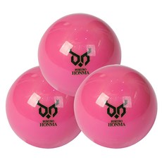 Bukuro Honma 3層彩色公園高爾夫球, 粉色, 3個, 1入