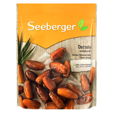 德國 Seeberger 天然去籽椰棗 無添加糖, 200g, 1包