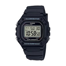 CASIO 卡西歐 手錶 W-218H-1A, 1支, 黑色