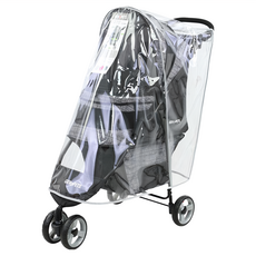 GEN7PETS 推車雨罩C 輕旅三折專用 寵物推車配件 防雨防塵, 透明, 展開: 84 x 47.5 x 99cm/折疊: 32 x 47.5 x 28cm/內部空間: 65 x 29 x 46cm, 1個