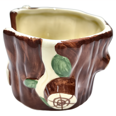 Canary 陶瓷手繪大樹屋, 咖啡色 + 米色, 1個