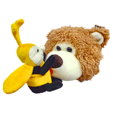 SAFE2GO 動物防走失帶, 適用年齡11個月以上, 小熊 棕色 + 黃色, 1個