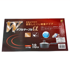 FREIZ 和平 鍋 適用IH爐 大理石紋 阿爾法電磁爐兼容單手鍋 18cm, RB-2121, 1個