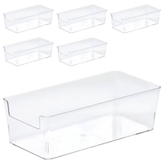 收納盒 M, 透明, 6個