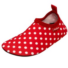 Playshoes 抗UV水陸兩用沙灘懶人童鞋-復古波點 防滑耐磨 一入, 28/29