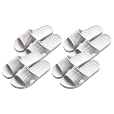 小麥購物 男性居家拖鞋 C074 100g, 灰色, 4雙