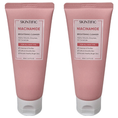 Skintific 菸鹼醯胺洗面乳, 80ml, 2條