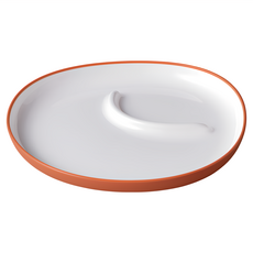 KINTO BONBO分隔餐盤, 粉橘, 1個, 單件