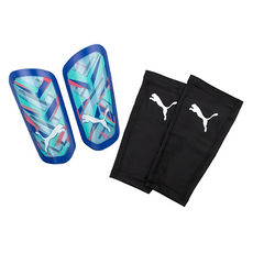 PUMA ULTRA Flex護脛 03087111, 藍色 + 黑色, 1雙