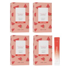 咪咪購物 旅行便攜漱口水 西瓜口味 20條 清新口氣, 220g, 4盒