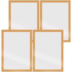 A4 證書展示廣告磁性貼, 磨砂金, 4個