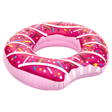 Bestway 42吋甜甜圈造型泳圈, 草莓甜甜圈, 1個