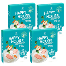 HAPPY HOURS 寶寶粥 2包 Set,蘋蘋愛小豬, 符合6個月以上嬰幼兒成長需求, 滿足營養所需, 300g, 4盒