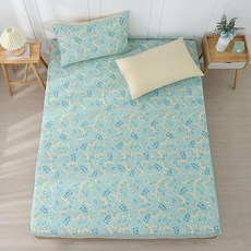 Hong Yew Bedding 鴻宇寢飾 100%精梳純棉 床包枕套3件組 台灣製 C20151 床包 + 枕套 2個