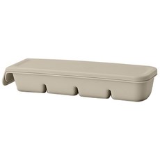 Firgi 雙重密封副食品4格分裝盒 暖灰色 200ml, 1個