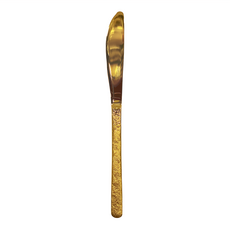 P&P304 不銹鋼餐具主餐刀 21.3*2.5cm, 金色, 1支