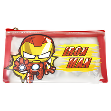 IRON MAN 鋼鐵人 Disney 迪士尼 漫威卡通寬版磨砂萬用包 CA774E-1, 1個