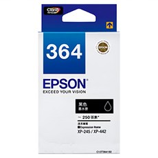 EPSON NO.364 原廠墨水匣 T364150, 黑色, 1個
