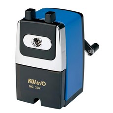 KW-triO 堡勝企業 鐵殼事務用削筆機，刀芯堅固，使用壽命長達5000次，簡約外觀，全金屬機身，耐用性極佳, 藍色, 1個