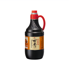 統一 四季 釀造醬油，遵循古法，提升菜餚鮮味, 1.6L, 1瓶