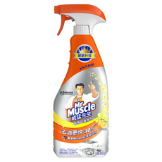 威猛先生廚房清潔劑噴槍瓶，去油更快30%，24瓶, 500g, 1盒